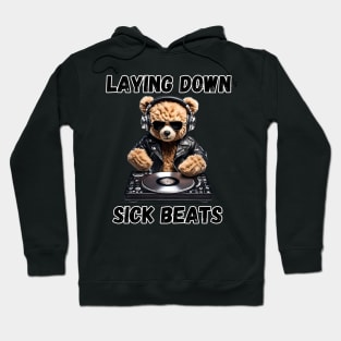 Badass DJ Teddy Bear Hoodie